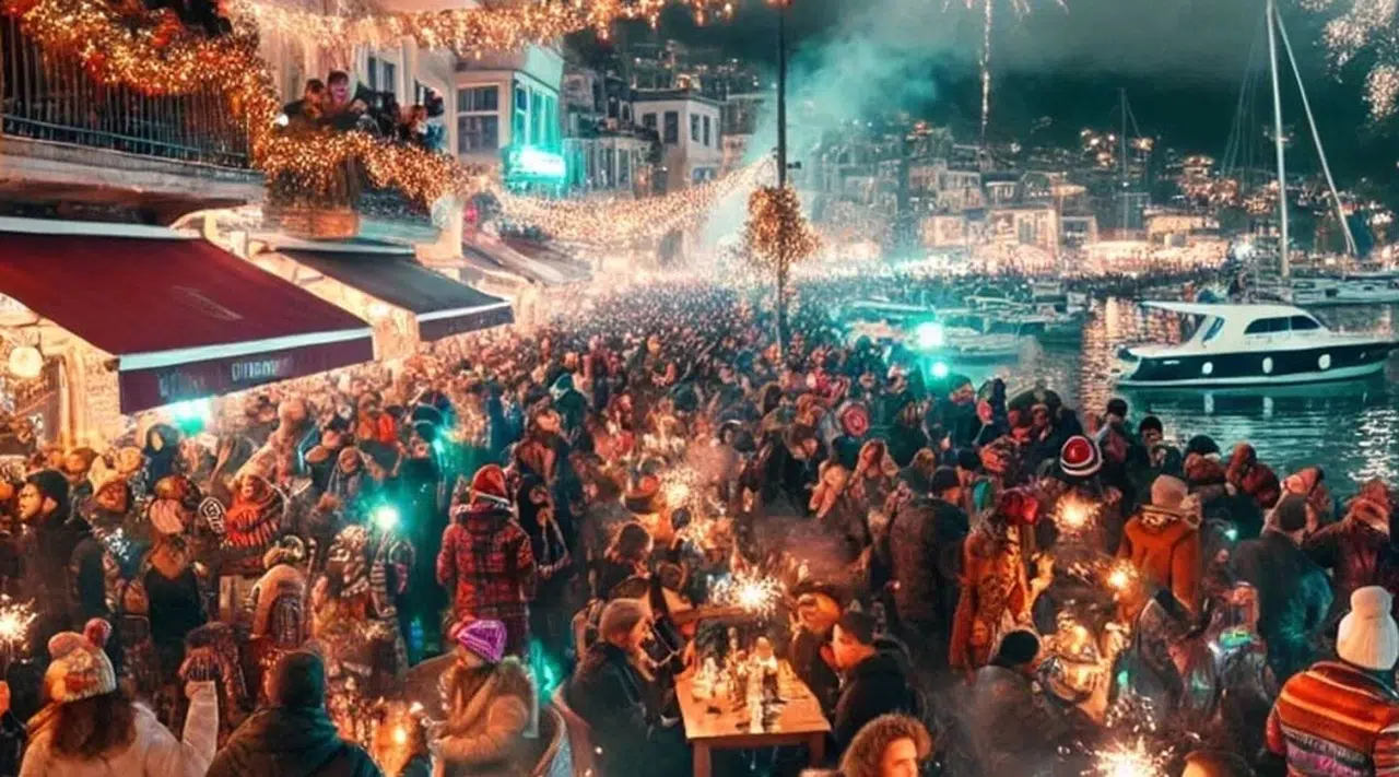 İzmir Çeşme’de Yılbaşı Coşkusu
