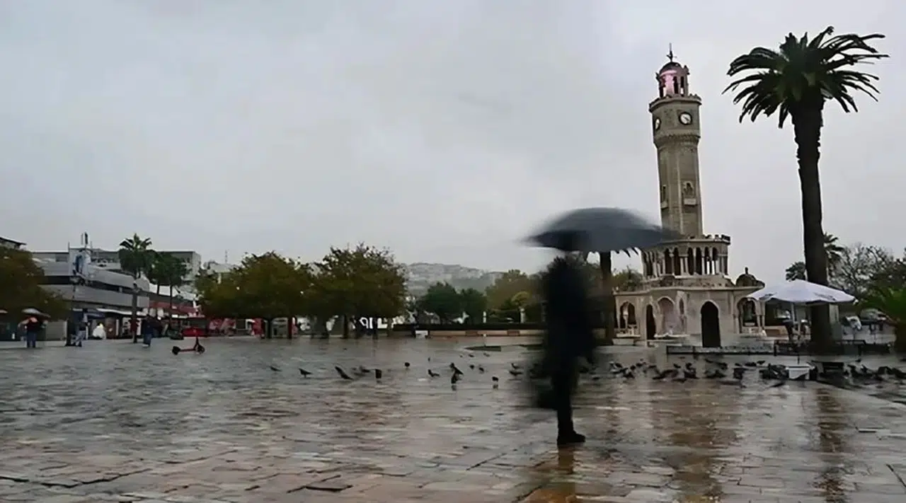 İzmir’de Sağanak Yağış Uyarısı