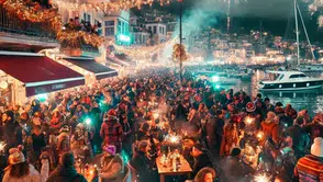 İzmir Çeşme’de Yılbaşı Coşkusu