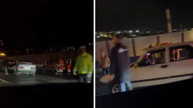 İzmir Bayraklı Tünelleri Girişinde Trafik Kazası