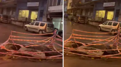 Konak Gürçeşme’de Açık Çukur Tehlikesi