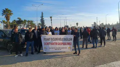 SASA İşçileri Maaş Eyleminde