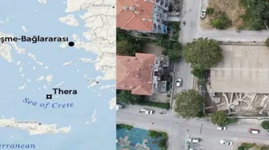 Santorini Yanardağı'nın Patlama İzleri Çeşme'de Ortaya Çıktı