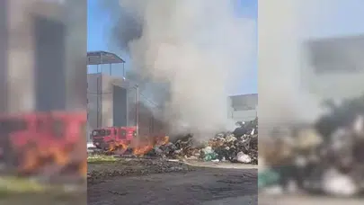 Bornova’da Çöplük Yangını Korkuttu