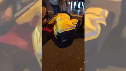 Buca’da Taksici Yayaya Çarptı: Yaya Yaralandı