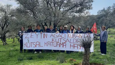 Çayırlı Köylüleri Kepçenin Önüne Geçti