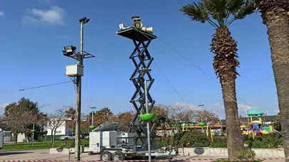 İzmir'de Mobil Siren Sistemi Devrede