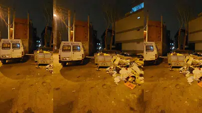 Karşıyaka’da çöp krizi büyüyor: Sokaklar çöplerle doldu
