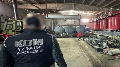 İzmir’de Kaçak Akaryakıt Operasyonu