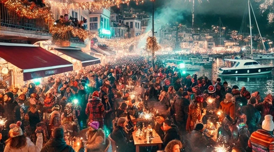 İzmir Çeşme’de Yılbaşı Coşkusu