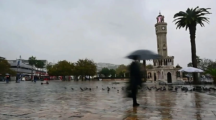 İzmir’de Sağanak Yağış Uyarısı