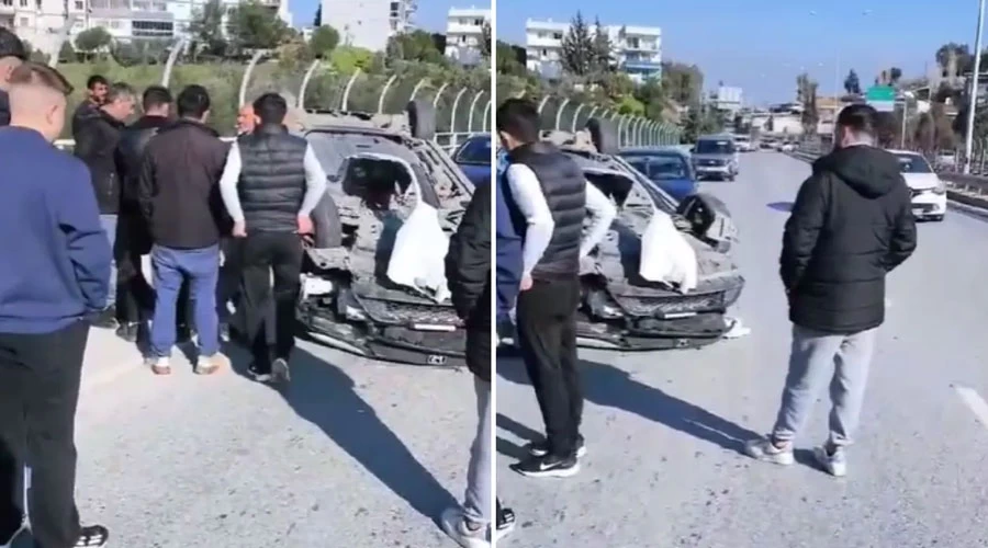 İzmir Karabağlar’da Araç Takla Attı!